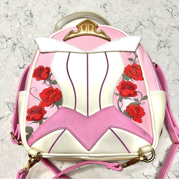 Sleeping Beauty Make it Pink Make it Blue Aurora Backpack Crossbody Her Universe